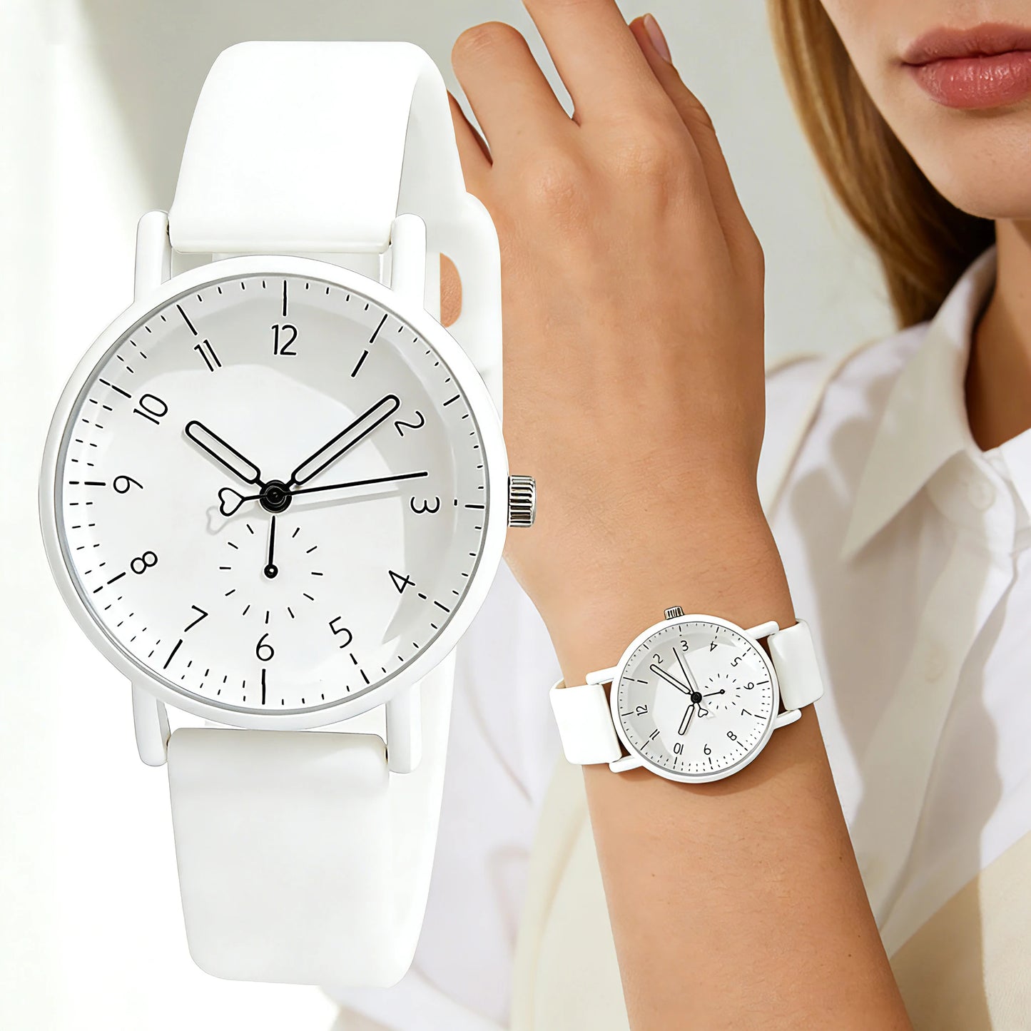 Women Fashion Casual Silicone Quartz Watches for Women