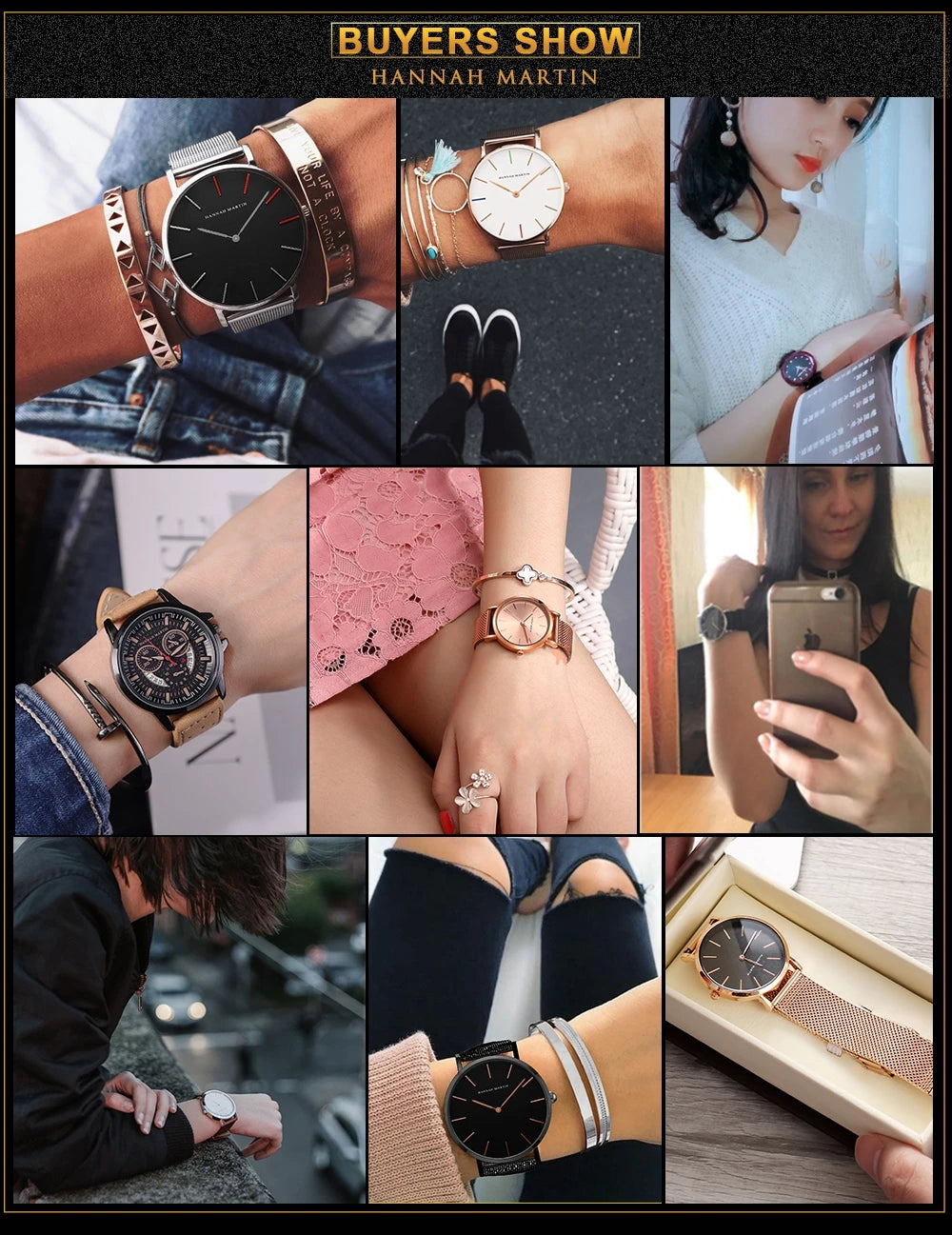 Women's watch with Japanese quartz movement, simple design in gold-tone stainless steel