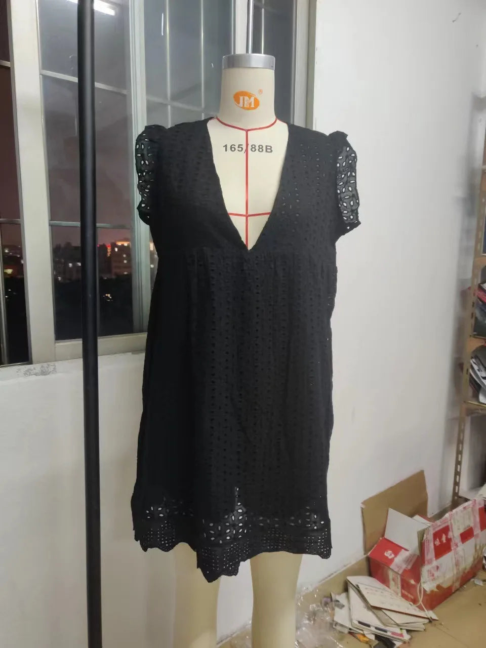 Modern, elegant, and sensual women's summer dress