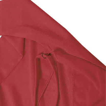 Women's dress, halter neck style, sleeveless, with a V-neck