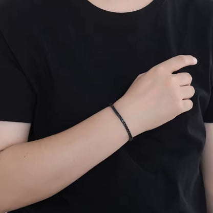 Black Rhinestone Bracelet